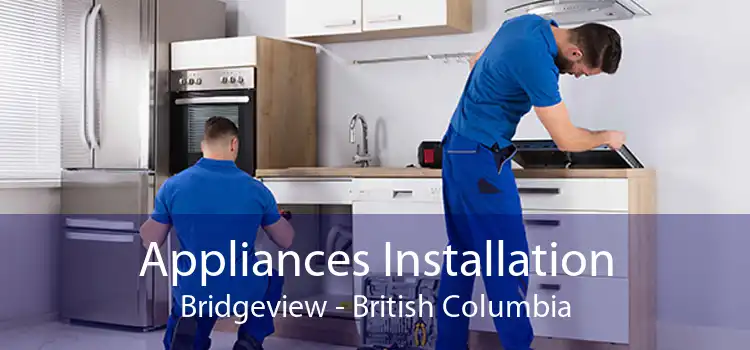Appliances Installation Bridgeview - British Columbia