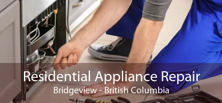 Residential Appliance Repair Bridgeview - British Columbia